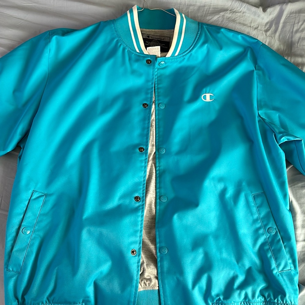 Throwback Champion Bomber Jacket